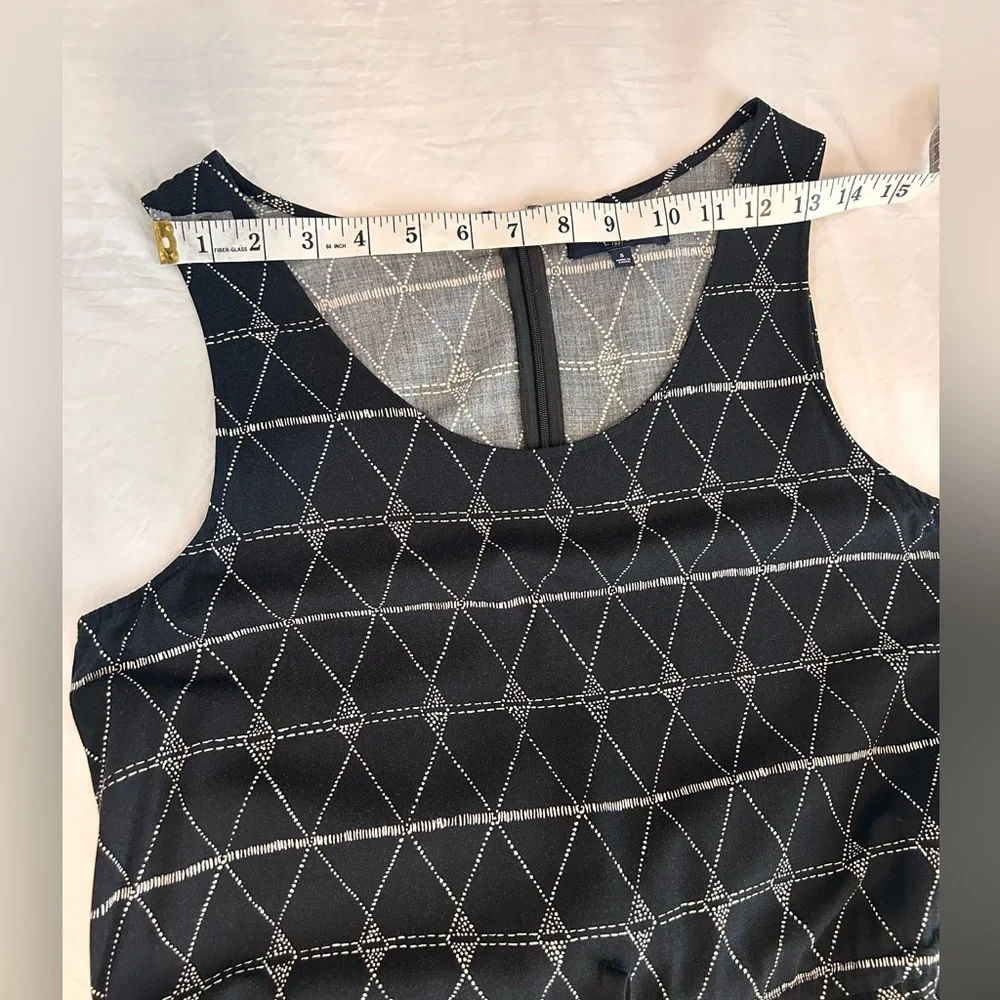 Madewell  S. Diamond Dot* Jumpsuit // Geometric Batik Print // Sleeveless // B&W - Picture 8 of 12